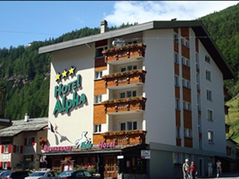 Hotel Alpha Saas-Grund Esterno foto